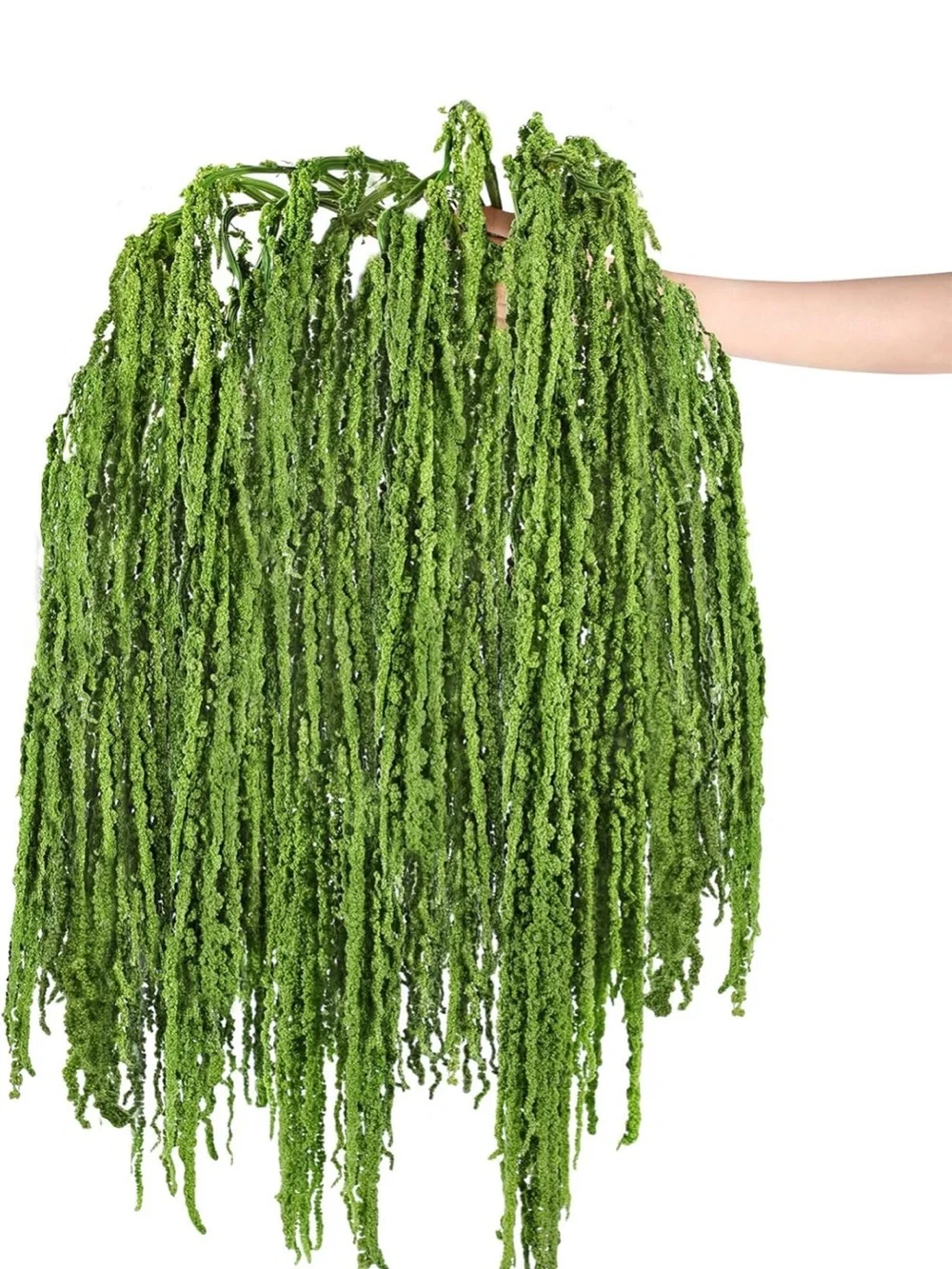 Trailing Amaranthus Faux Floral Spray - Green